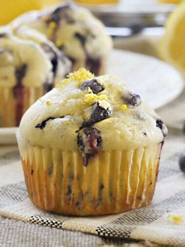 Cake Mix Blueberry Muffins With Lemon Glaze Meatloaf And Melodrama