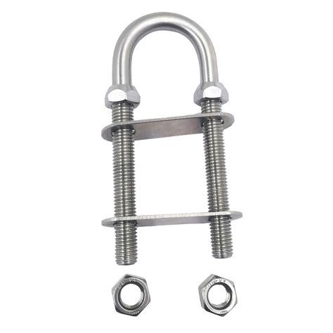 U Bolts Set M X Mm Round U Bolt Stainless Steel U Clamp