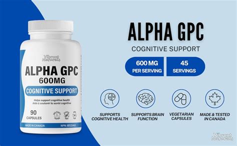 Alpha Gpc Choline Brain Supplement For Acetylcholine Supports