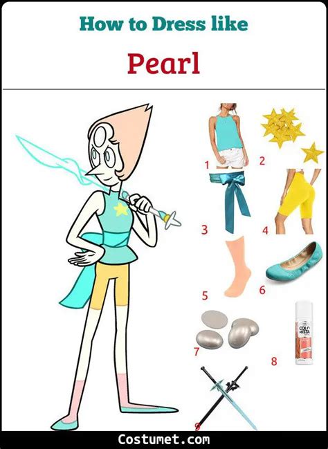 Pearl Steven Universe Costume For Cosplay Halloween 2022 Geek N Game