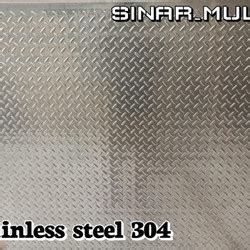 Jual plat stainless 304 bordes 3mm x 1220mm x 2440mm lembaran - Jakarta Barat - surya logam ...