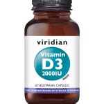 Viridian Vitamin D3 Vegan 2000 IU 50 Mcg 60 Caps De Groene Vrouw