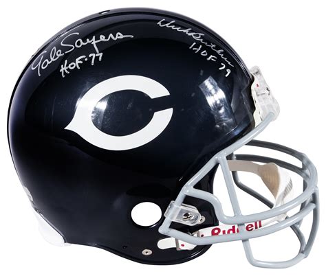 Lot Detail Gale Sayers Dick Butkus Dual Signed Inscribed Chicago