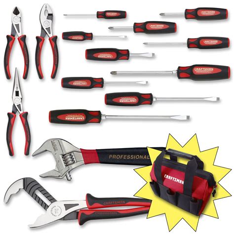 Craftsman Professional 15 Pc Tool Set Wtool Bag Tools Tool Sets