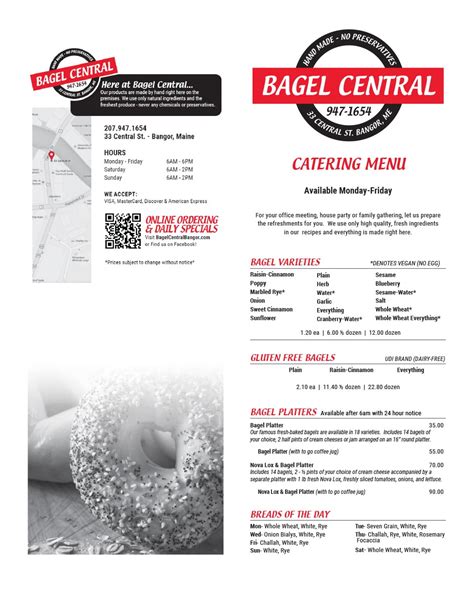 Bagel Central, Central Meeting House, Bangor Restaurant, Café, Bagels ...