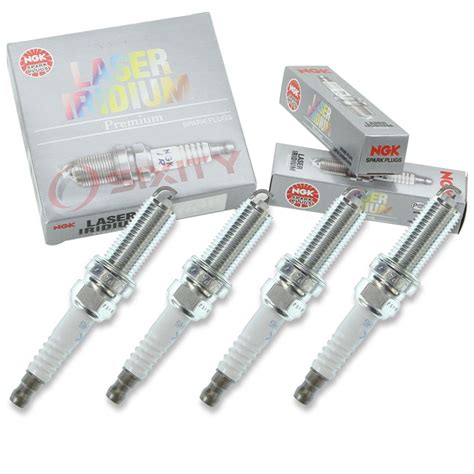 NGK Iridium Spark Plug Stock Heat Range. Set of 4