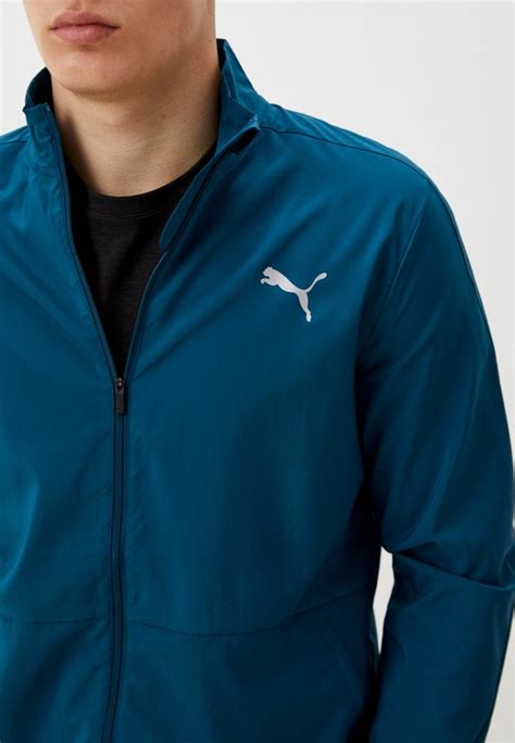 Ветровка Puma Run Favorite Woven Jacket M цвет бирюзовый