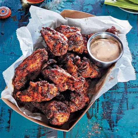 Dry Rubbed Smoked Chicken Wings Recipe