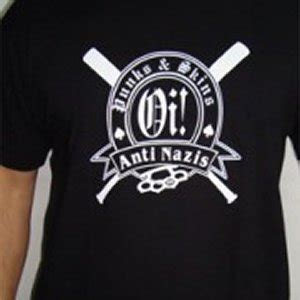 CAMISETA PUNKS SKINS OI ANTINAZIS CHICO Potencial Hardcore