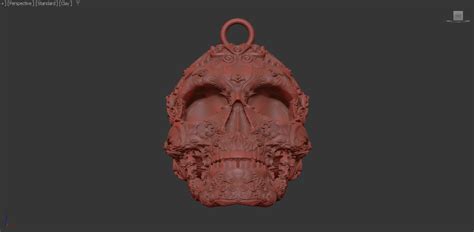 Stl File Skull Tattoo Gold Pendant Jewelry 3d Print Model 💀・design To Download And 3d Print・cults