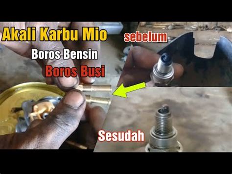 Cara Mengatasi Karbu Mio Ngempos Di Rpm Atas Boros Bensin Dan Busi