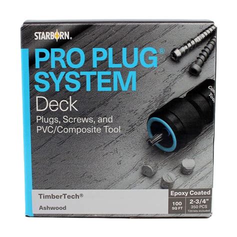 Starborn Industries Pro Plug System For Timbertech Decking Square