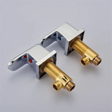 Hot And Cold Water Chrome Brass Switch Valve For Basin Faucet Shower Mixer Bathtub Set Faucet