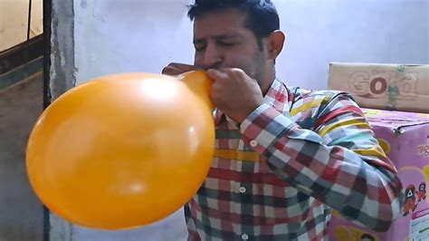 Blow To Pop Balloon Pop Orange Balloon Pop Big Balloon🎈 Youtube