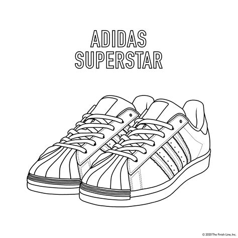 Adidas Shoes Coloring Pages - Coloring Home