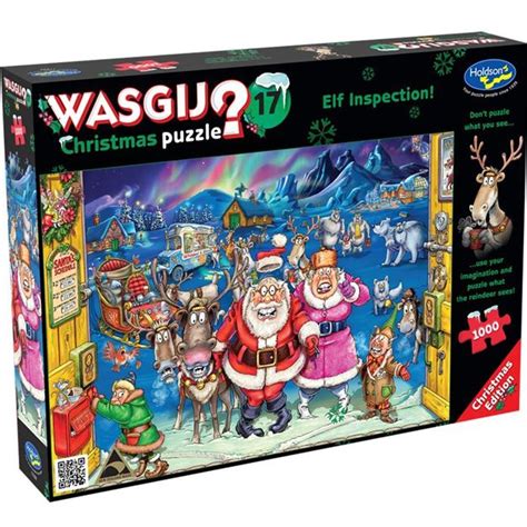 Holdson Puzzle Wasgij Christmas 17 1000pc Elf Inspection