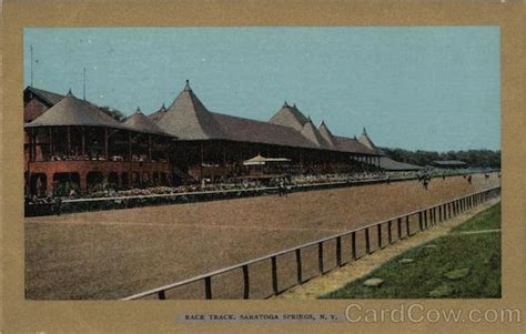 Race Track Saratoga Springs, NY Postcard