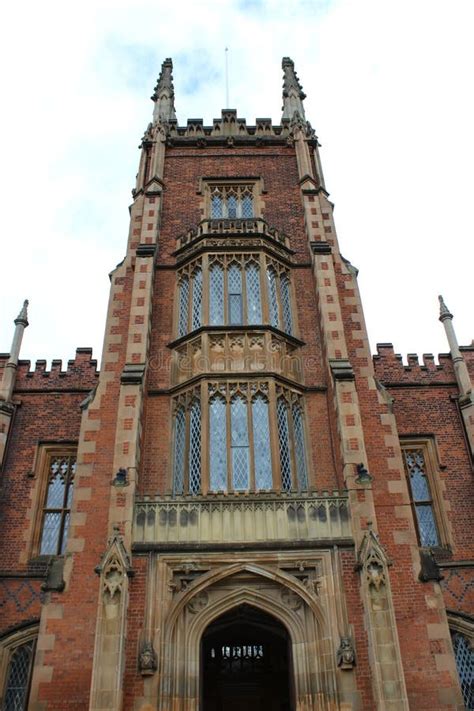 Queen`s University, Belfast Stock Image - Image of column, campus ...