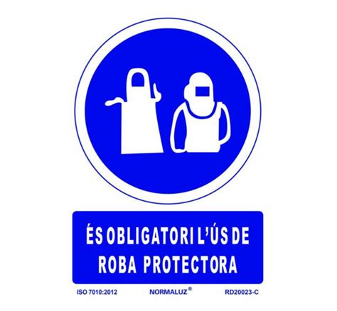 Se Al S Obligatori L S De Roba Protectora Pvc X Mm Catal N