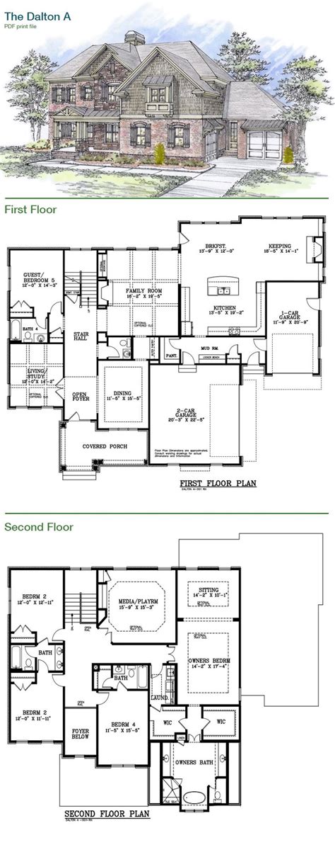 Mountain house plans, House floor plans, Architecture house