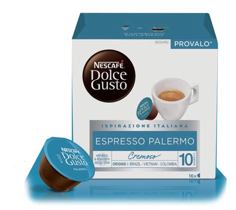 Capsule Caff Gusto Espresso Palermo Nescaf Dolce Gusto Originali