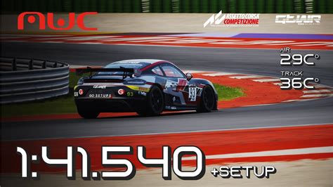 Misano Hotlap Porsche Cayman Gt Assetto Corsa