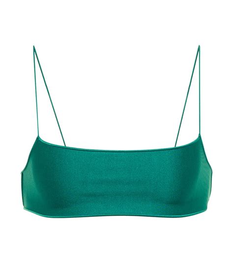 The C Bikini Top In Green Tropic Of C Mytheresa
