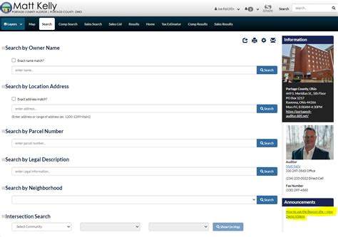 How to use the Property Search/GIS Viewer (Beacon) | Portage County OH