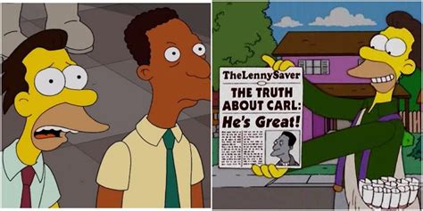 The Simpsons: 10 Funniest Lenny & Carl Quotes