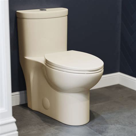 Off-white Standard height Toilets at Lowes.com