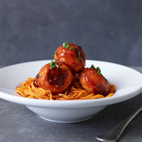 Firecracker Turkey Meatball Noodles Easyfood