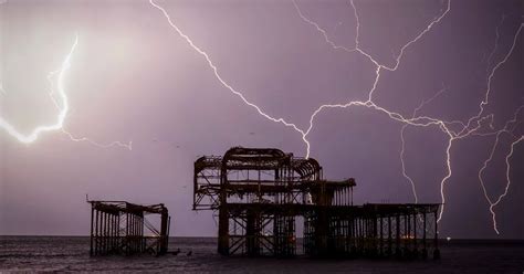 Sussex Weather Met Office Issues Thunderstorm Warning For East Sussex West Sussex And