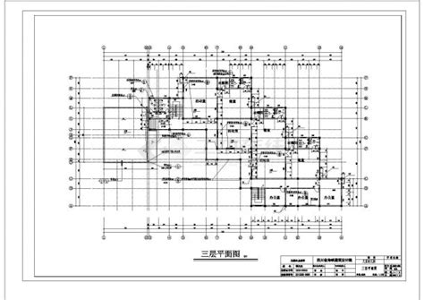 【江苏省】某城市三层幼儿园建筑施工图（cad，8张图纸）幼儿园土木在线