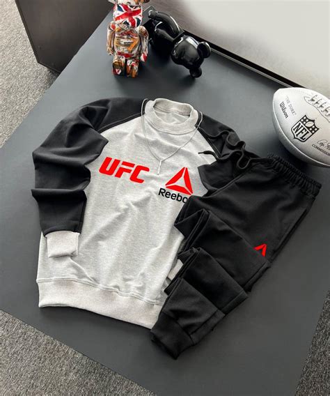 Купить Мужской спортивный костюм Reebok x UFC весенний осенний летний ...