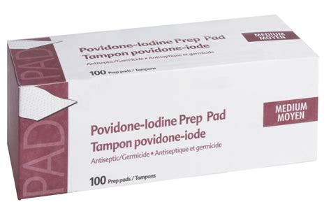 Povidone Iodine Antiseptic Prep Pads