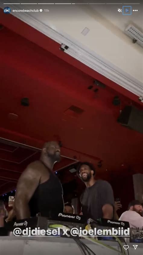 Watch: Shaquille O'Neal switches to DJ mode dropping beats for Joel ...