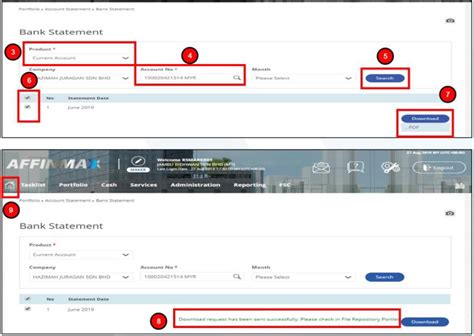 Penyata Contoh Bank Statement Cimb Muat Turun Penyata Bank Statement