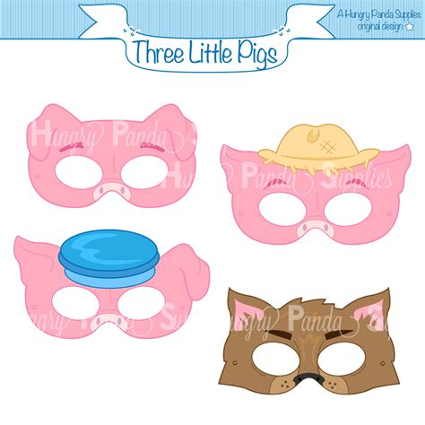 Three Little Pigs Mask