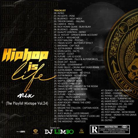 DJ Limbo HipHop Is Life Mix Foreign Hip Hop Mp3 Songs Mixtape Vol 24