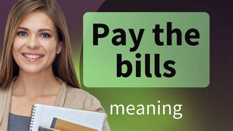 Understanding "Pay the Bills": An English Phrase Explained - YouTube