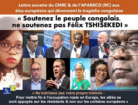 Soutenez le peuple congolais ne soutenez pas Félix Tshisekedi le