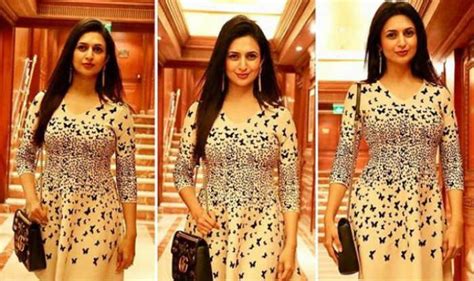 Yeh Hai Mohabattein Actress Divyanka Tripathi Looks Hot AF In Short Beige Butterfly Dress See