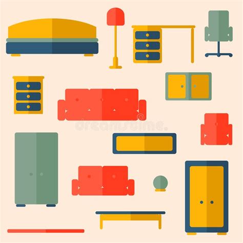 Vector De Los Muebles Ilustraci N Del Vector Ilustraci N De Planta