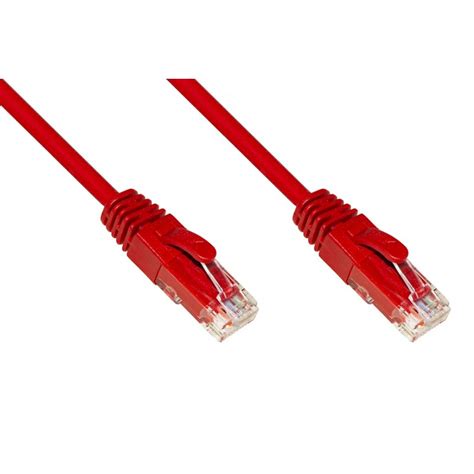 CAVO RETE CATEGORIA 6A NON SCHERMATO UTP AWG24 COLORE ROSSO HALOGEN