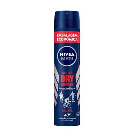 Desodorante Antitranspirante Nivea Men Active Dry Impact Aerossol Ml