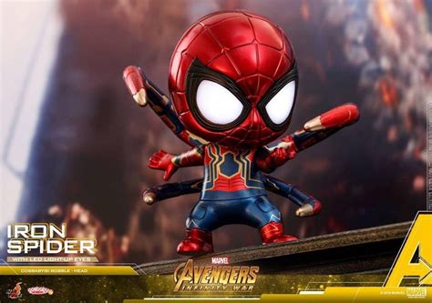 Hottoys cosbaby Iron spider spiderman hot toys HT 興趣及遊戲 玩具 遊戲類 Carousell