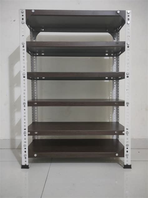 Storage Racks Heavy Duty Mild Steel Slotted Angle Rack For Warehouse