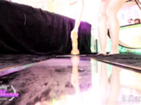 Milf Lacey Dildo Ride On Mirror With Squirt