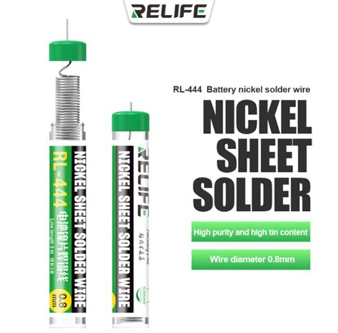 Sunshine Relife Rl Nickel Sheet Solder Wire Cme Distribution Sdn Bhd