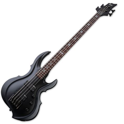 Esp Tom Araya Signature Ta 204 Frx 4 String Bass Guitar Black Satin Buy Online In India